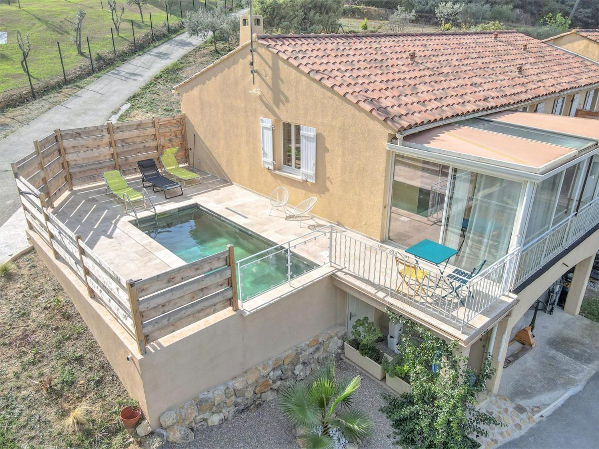 Charmante Maison Climatisee Avec Piscine Draguignan Exterior foto